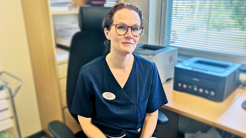 Unik arbetsplats mitt i havet – läkare Jessica Tikkala njuter av sitt arbete på Terveystalo-Medimars läkarcentral på Åland