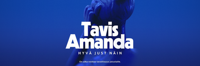 Tavis Amanda -patsas nostaa tavallisuuden jalustalle