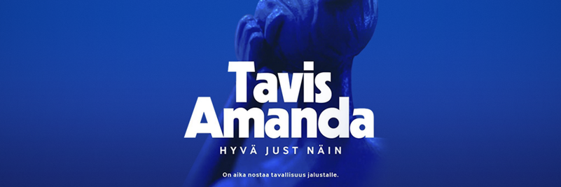 Tavis Amanda -patsas nostaa tavallisuuden jalustalle