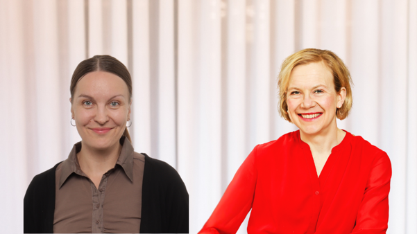 Kaisa Poutanen ja Eveliina Holmgren
