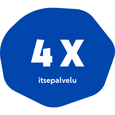 4 x itsepalvelu