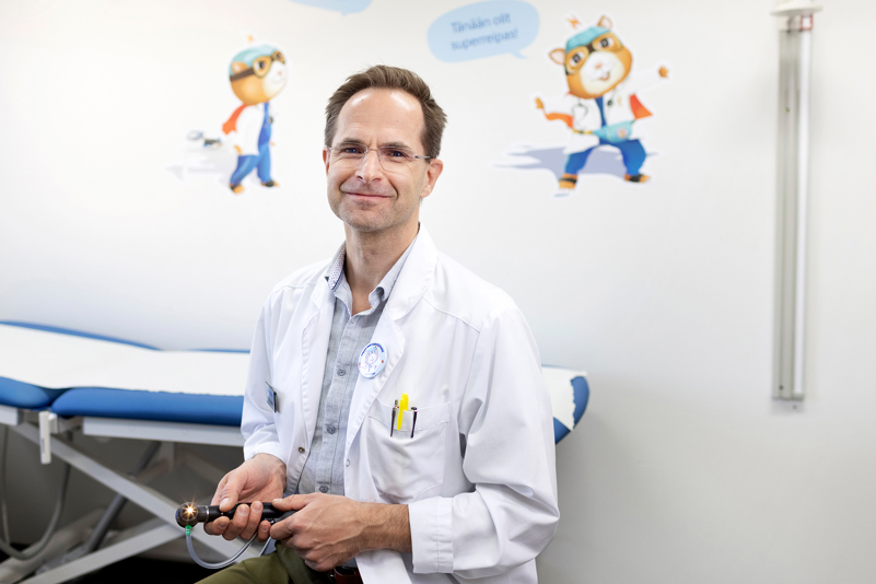 Lastenlääkäri-tutkija Peter Csonka
