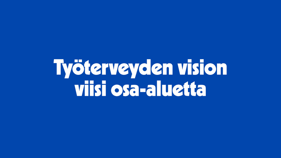 Vision osa-alueet.